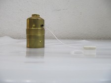 Vintage VDE Messing Zugschalter E27 Fassung mit Zugschalter Ersatzteile