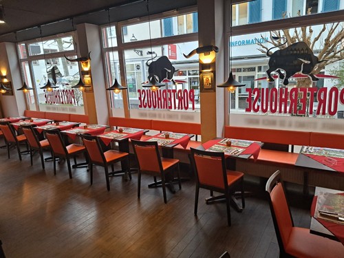 Steakhouse restaurant bänke - restaurant,