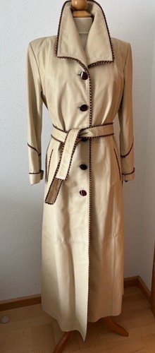 Ledermantel leder mantel lang - leder,