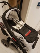Kinderwagen Hartan Racer GTS weiß/rot/grau
