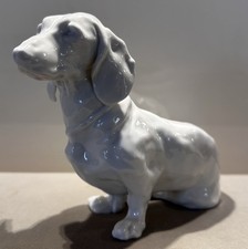 Porzellanfigur Hund, Dackel