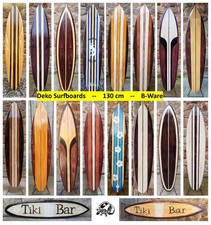 Deko surfboard 130 aus holz - surfboard, cm