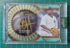 2023 Topps Five Star 5 Star CC Sabathia Golden Graphs GOLD Yankees AUTO #D 30/30