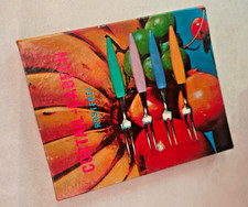 Cocktailgabel Partygabel 70er Jahre vintage retro 12 STÜCK Little Fork