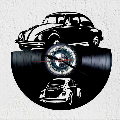 Vinyl schallplatten wanduhr - vinyl,