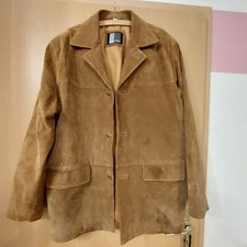 Stoffleder Herren Lederjacke