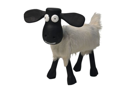 Schaf teak echt ziegenfell - schaf,
