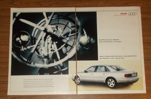 Seltene werbung audi - seltene, v6