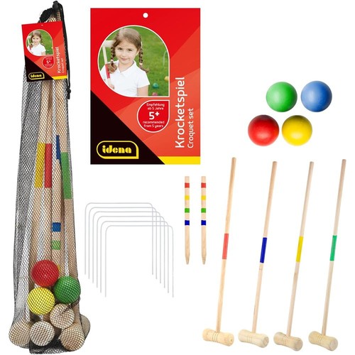 Idena krocketspiel holz mit - idena,