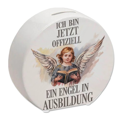 Engel ausbildung spardose - engel, in