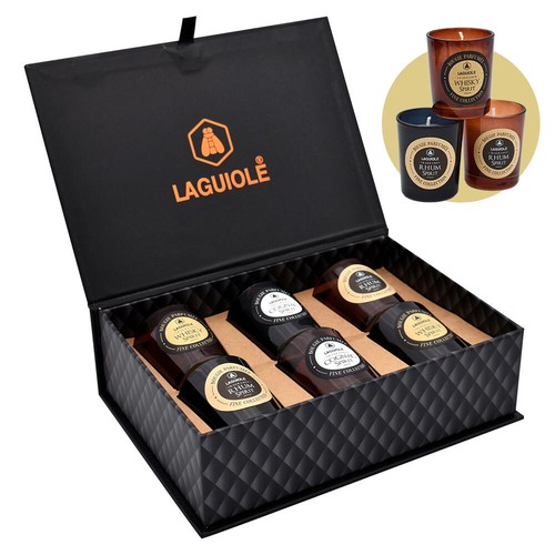 6er set laguiole - duftkerzen, im