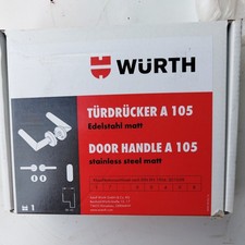 Würth Türdrücker A 105 Rosettengarnitur Edelstahl Matt 06881519999