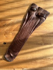 Braune Lederhülle für Tsuka