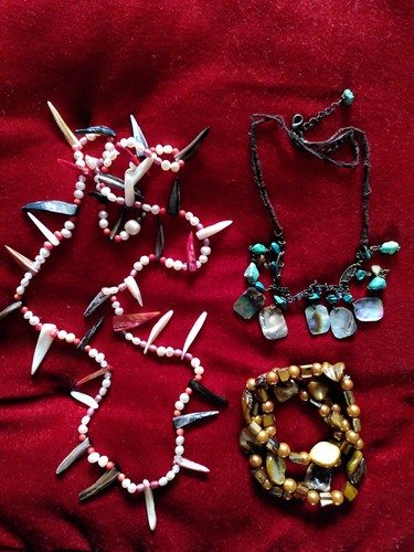 Perlmutt schmuck halsketten - 2,