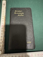 Taschenkalender für Ärzte 1929