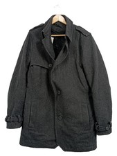 Sisley Herren Wollmantel Gr