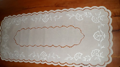 Alte leinen tischdecke - alte,