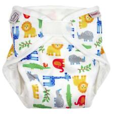 ImseVimse AIO All-In-One Windel Stoffwindel Muster Zoo oder Uni Weiß