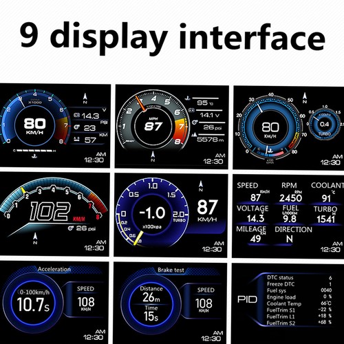 Auto hud head display - head,