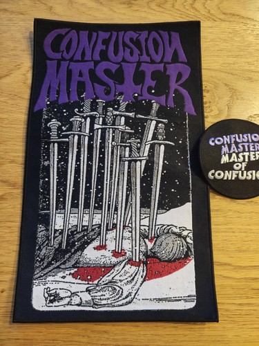 Confusion master back patch - confusion,