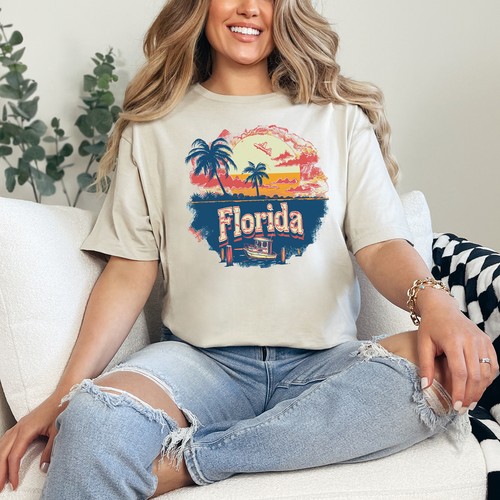 Florida damen ring spun - florida, ring-spun