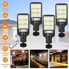 4× 5000W LED Solarleuchte mit