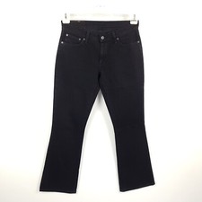 Levi's Jeans 529 Damen W31 L34 Schwarz Bootcut Vintage Schlaghose Denim Hose