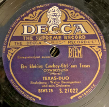 Texas Duo - Ein Kleines Cowboy Girl Aus Texas / Das Lied Von Der Ranch