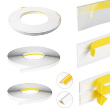 Abdeckleiste Fensterleiste 30 - 70mm Flachleiste 5m - 150m Kunststoff Leiste