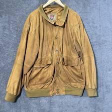 Vintage Wildlederjacke Hellbraun Herren Gr XXL SH Best Of Nature Blouson Bomber