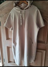 ULLA POPKEN SWEATKLEID Kleid beige Gr. 50/52 NEU