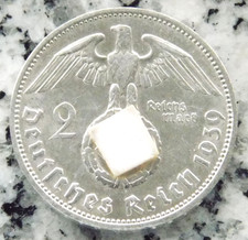 Silbermünze 2 Reichsmark 1939