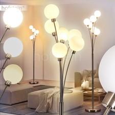 Glas Steh Stand Boden Lampen dimmbar Loft Wohn Schlaf Zimmer Beleuchtung modern