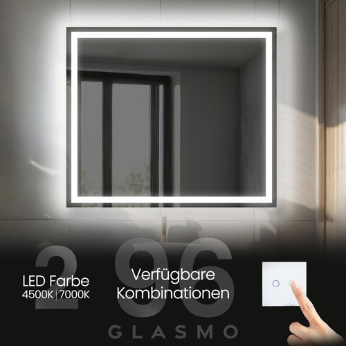 Badspiegel mit led beleuchtung - led,