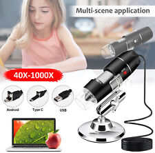 USB Digital Mikroskop 40X bis 1000X Vergrößerung Mini Endoskop Handheld-Kamera