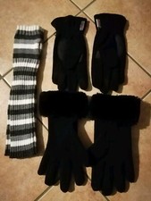 3 x versch. Damen Handschuhe, Größe S-M, Farbe schwarz, guter Zustand 