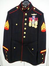 US Marine Corps Jacke Original Sergeant mit Großer Ordensspange Afghanistan