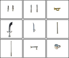 LEGO® Minifiguren Chrom
