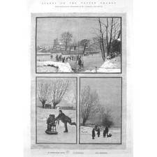 FROZEN RIVER THAMES Szenen in