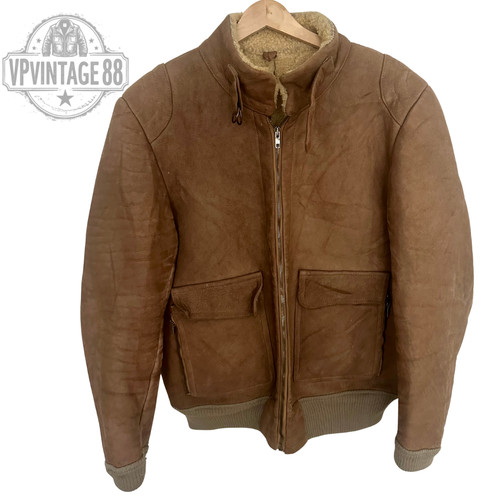Vintage braun shearling - b3, b-3