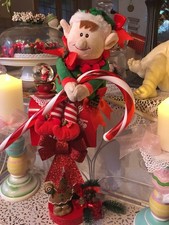 Deko Weihnachten Elf Junge Mailbox Lebkuchenmann Candy n. Tilda Art Landhaus NEU