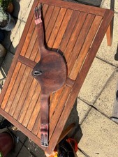 Butet braun Leder Sprunggurt Gr. 130cm