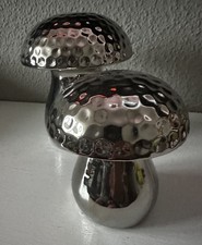 Deko Pilze Chrom Keramik Pilz