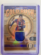 PANINI CHRONICLES 2022-2023 LIONEL MESSI FC BARCELONA GOLD RUSH 75/75