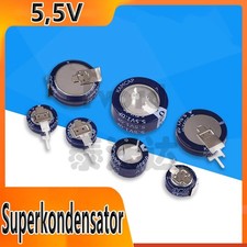 Superkondensator Goldcap Kondensatoren 0,1/0,2/0,33/0,47/1/1,5F 5,5V Kondensator