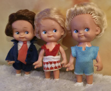 3x DDR Schalkau Souvenir Puppen Ostalgie Werbefigur Gummi vintage retro Puppe