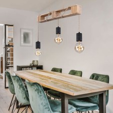 Pendelleuchte Holzlampe