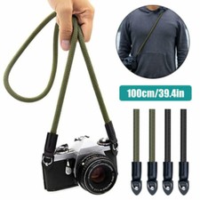 Kameragurt aus seil leder - aus, seil+leder