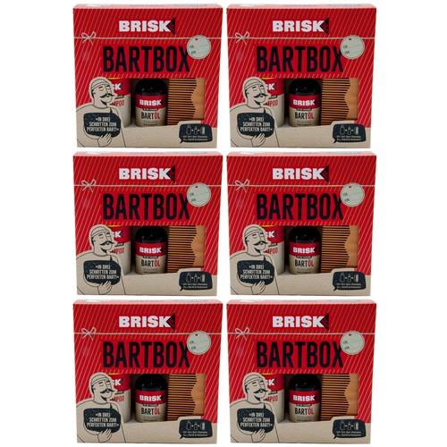 Brisk bartbox geschenkset x - geschenkset, 6