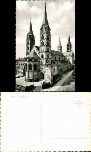 Ansichtskarte bamberg blick - ansichtskarte,